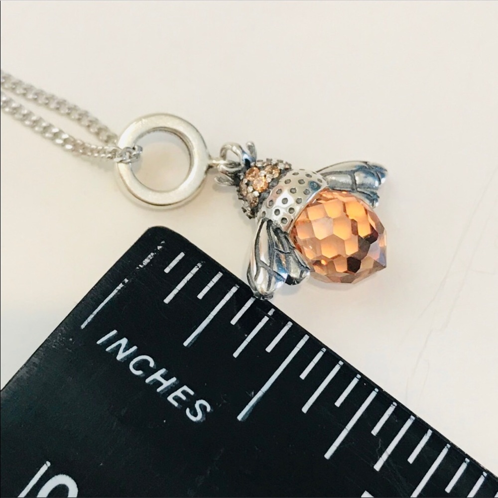 5⭐️ Best Seller! 🐝 Sterling Silver Bee Necklace - Picture 4 of 4